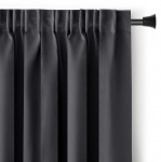 Užtemdanti užuolaida, su rai&scaron;čiu AmeliaHome Blackout, grafito, 140 cm x 245 cm
