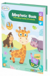 Magnetinė knyga - dėlionė Color Day Animals, įvairių spalvų