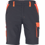 Darbiniai &scaron;ortai vyrams Cerva Max Vivo, juoda/oranžinė, 66 dydis