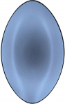 Lėk&scaron;tė serviravimo Revol Equinoxe, 35 cm x 22.3 cm x 4 cm, mėlyna sp.