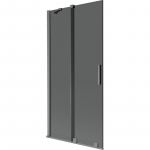 Vonios sienelė Mexen Velar, 90 cm x 150 cm, brushed gun gray sp./tonuotas