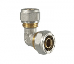 Užveržiama alkūnė 1065, TDM Brass, 18 mm