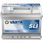 Akumuliatorius Varta SLI D59, 12 V, 60 Ah, 540 A