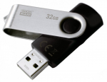 USB atmintinė Goodram Twister UTS2, juoda sp., 32 GB