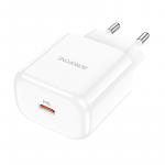 Adapteris Borofone BOBN3WH, USB-C, balta sp., 20 W