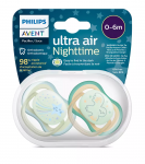 Čiulptukų rinkinys Philips Avent Ultra Air Night Ultra Air Night, 0 mėn., mėlyna/turkio