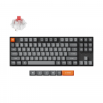 Belaidė žaidimų klaviatūra Keychron K8 Max Wireless K8M-H1 Keychron Super Red, Anglų (US), juoda sp.