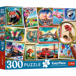 Dėlionė Trefl EasyPiece Postage Stamps 23100, 40 cm x 60 cm, 300 vnt., įvairių spalvų