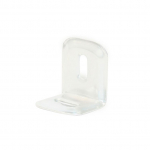 Lentynų laikiklis Arras, 2.7 cm x 2.6 cm, balta, 200 vnt.