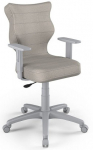 Vaiki&scaron;ka darbo kėdė Duo MT03 Size 5, 40 x 40 x 86 - 99 cm, pilka sp./&scaron;viesiai pilka sp.
