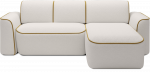 Kampinė sofa Ume, balta sp., 190 x 287 cm x 88 cm
