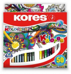 Spalvoti pie&scaron;tukai Kores Mandala, 50 vnt.