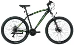 Dviratis kalnų Bisan MTS4600, 29 ", 19" rėmas, juoda sp./žalia sp.