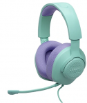 Laidinės žaidimų ausinės JBL Quantum 100M2, žalsvai mėlyna (cyan) sp.