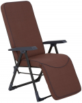 Lauko kėdė Patio Modena Kwadrat Plus Black Edition H047-04PB, ruda sp./juoda sp., 85 cm x 59 cm x 105 cm