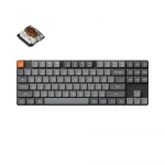 Belaidė žaidimų klaviatūra Keychron K1 Max Wireless K1M-H3 Gateron Low Profile 2.0 Brown, Anglų (US), juoda sp.