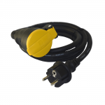 Buitinis ilgintuvas, 3G1.5, 2 m, IP44, 1 lizdo
