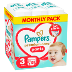 Sauskelnės-kelnaitės Pampers Premium Care Pants, 3 dydis, 6 - 11 kg, 152 vnt.