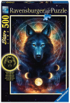 Dėlionė Ravensburger Star Line Lunar Wolf 13970, 500 vnt.