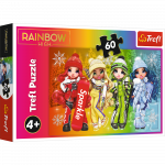 Dėlionė Trefl Rainbow High 17380, 22 cm x 33 cm, 60 vnt., įvairių spalvų