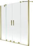 Vonios sienelė Mexen Velar Duo II, 140 cm x 150 cm, aukso sp./grūdintas