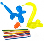 Balionas lankstomi Pap Star Modelling, įvairių spalvų, 5 vnt.