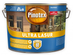 Medienos impregnantas Pinotex Ultra Lasur, gelsva/puriena, 10 l