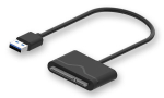 Laidas Savio AK-39 SATA female, USB 3.0 female, 0.5 m, juoda sp.