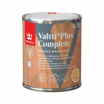 Medienos impregnantas Tikkurila Valtti Plus Complete, &scaron;viesiai ruda sp./italinė pu&scaron;is, 0.75 l