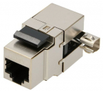 Adapteris Extralink CAT6 STP RJ45, sidabro sp.