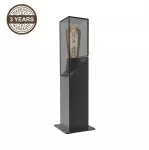 Pastatomas lauko &scaron;viestuvas Domoletti Cage GPL-08-400-GR, 23W, E27, IP54, pilka sp., 13 cm x 40 cm