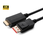 Kabelis MicroConnect MC-DP-HDMI-0504K Displayport, HDMI, 0.5 m, juoda sp.