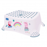 Pagalbiniai laipteliai Keeeper Peppa, mėlyna sp./balta sp., 14 cm x 28.5 cm x 40.5 cm