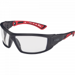 Apsauginiai akiniai Bolle ULTIM8, skaidrūs/juoda/raudona