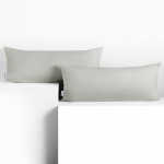 Pagalvės užvalkalas Restilo Amber, pilka, 40 cm x 120 cm, 2 vnt.