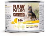 &Scaron;lapias &scaron;unų maistas Raw Paleo Vet Expert Duoprotein With Pumpkin, kalakutiena, 0.2 kg