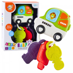 Interaktyvus žaislas, automobilio raktai su pulteliu Lean Toys Baby, įvairių spalvų