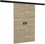 Durys ADRK Toppo 146, stumdomosioms vidaus durims, 205 cm x 304 cm, ruda sp./juoda sp.