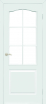 Vidaus durų varčia Domoletti Classic G, universalios, balta sp., 200 x 80 x 4 cm