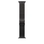 Laikrodžio dirželis Apple Titanium Milanese Loop, 49 mm Large, juoda sp.