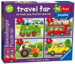 Dėlionė 4in1 Ravensburger Travel Far, 72 vnt.