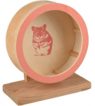 Bėgimo ratelis graužikams Flamingo Danco, 15 cm x 9 cm x 17 cm, ruda sp./rožinė sp.