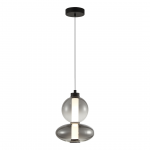 &Scaron;viestuvas lubų Milagro Daphne, LED, 3000 &deg;K, 1 x 12 W, juoda sp.