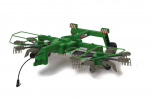Žaislinis plūgas Jamara Windrower Twin Roto 412411, 1:16, žalia