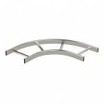 Sujungimas kopėčioms MEKA KS90-200 R=300 HDG, 65 cm x 65 cm x 6 cm