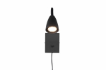 &Scaron;viestuvas sieninis Trio WANDA, 1 x 10 W, juoda sp.