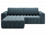 Kampinė sofa - lova Bonett, mėlyna sp., kairinė, 175 x 250 cm x 92 cm