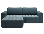 Kampinė sofa - lova Bonett, mėlyna sp., kairinė, 175 x 250 cm x 92 cm