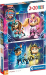 Dėlionė 2in1 Clementoni Mighty Movie Paw Patrol 24805, 18 cm x 27 cm, 40 vnt., įvairių spalvų