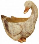 Sodo dekoracija "Antis", "Gėlių vazonas" Besk, 29 cm x 20 cm x 30 cm, kreminė